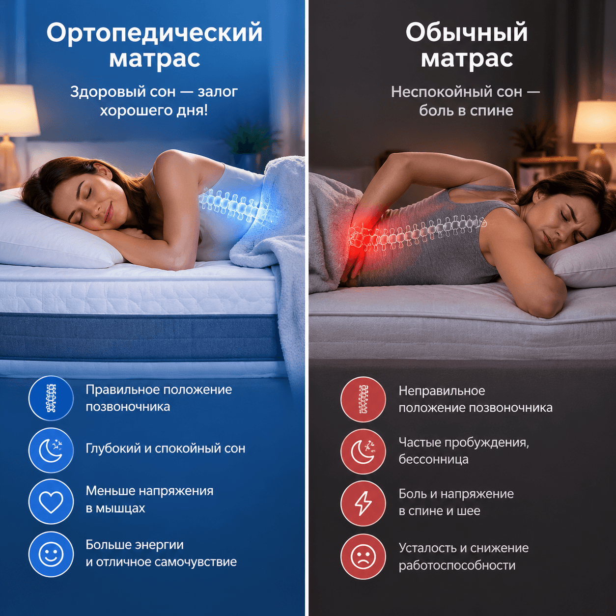 “Польза ортопедических матрасов: как выбрать матрас для здорового сна”