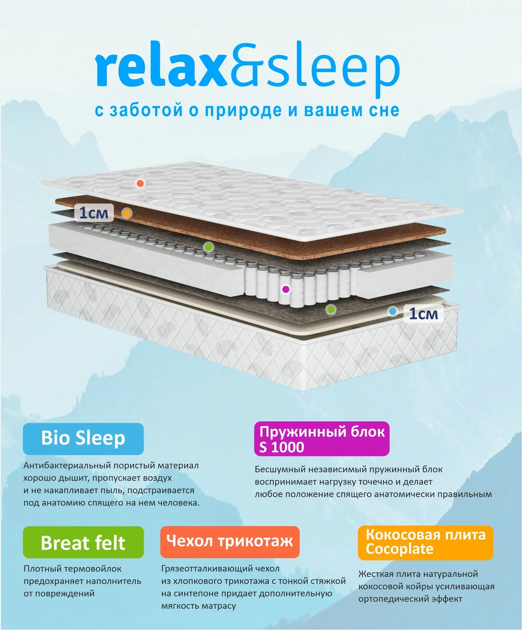 Матрас Relax&Sleep 14th Sweet Dreams