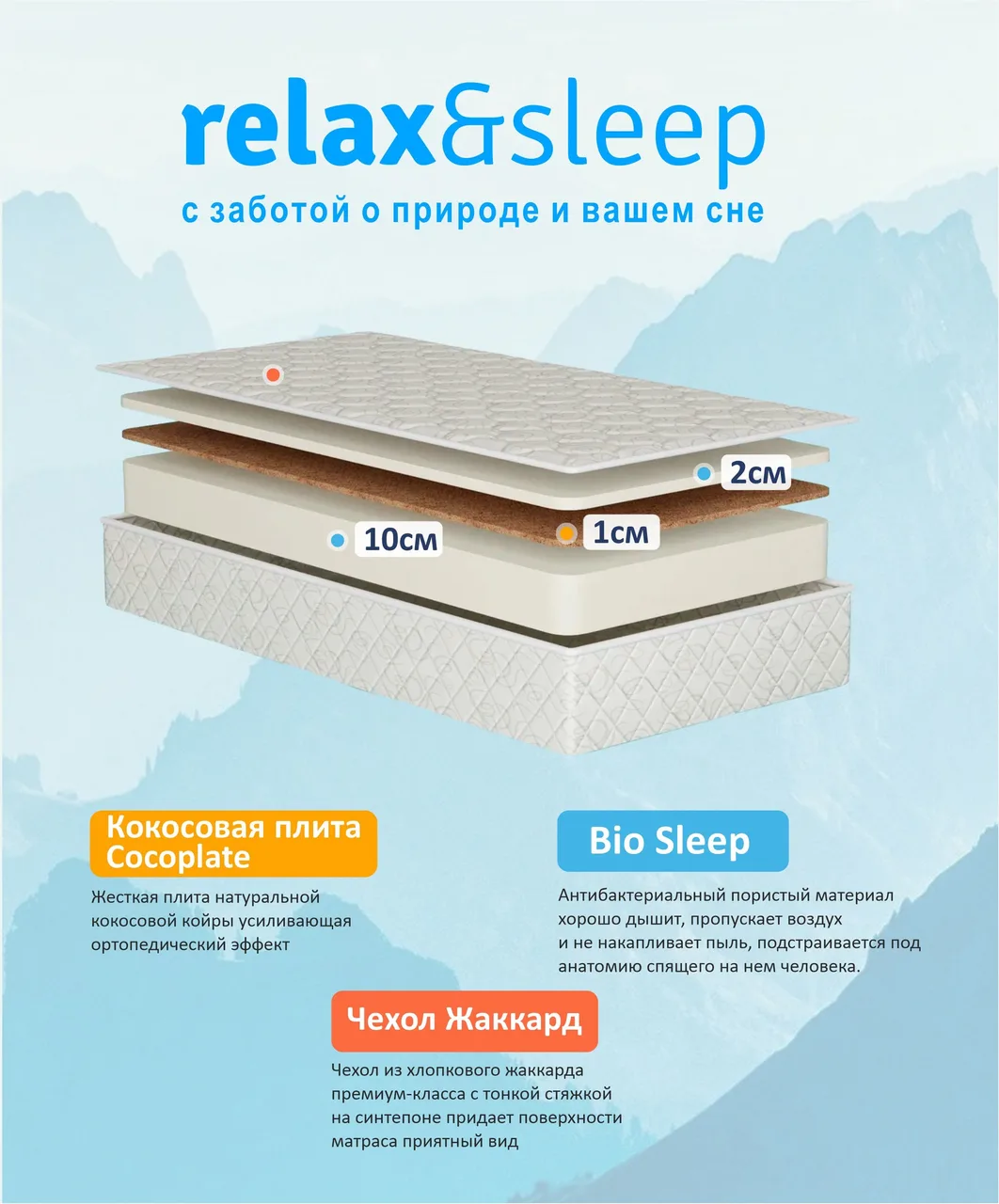 Матрас Relax&Sleep 15th Comfortable