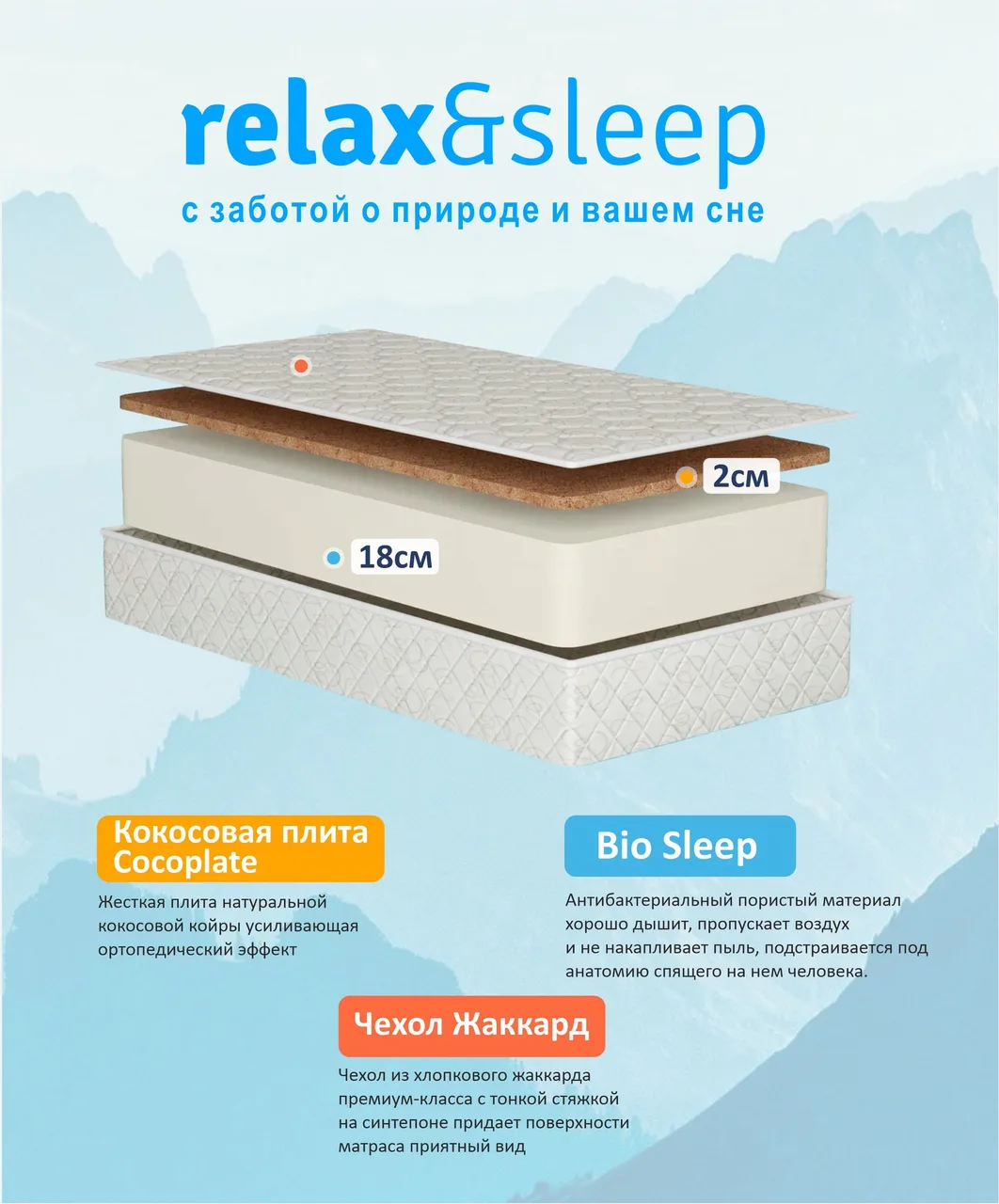 Матрас Relax&Sleep 16th Comfortable