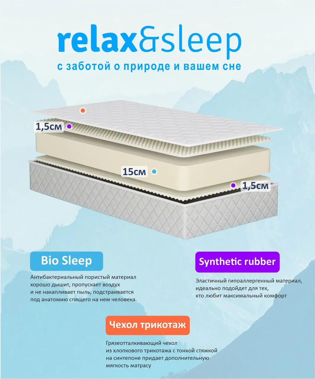 Матрас Relax&Sleep 17th Sweet Dreams