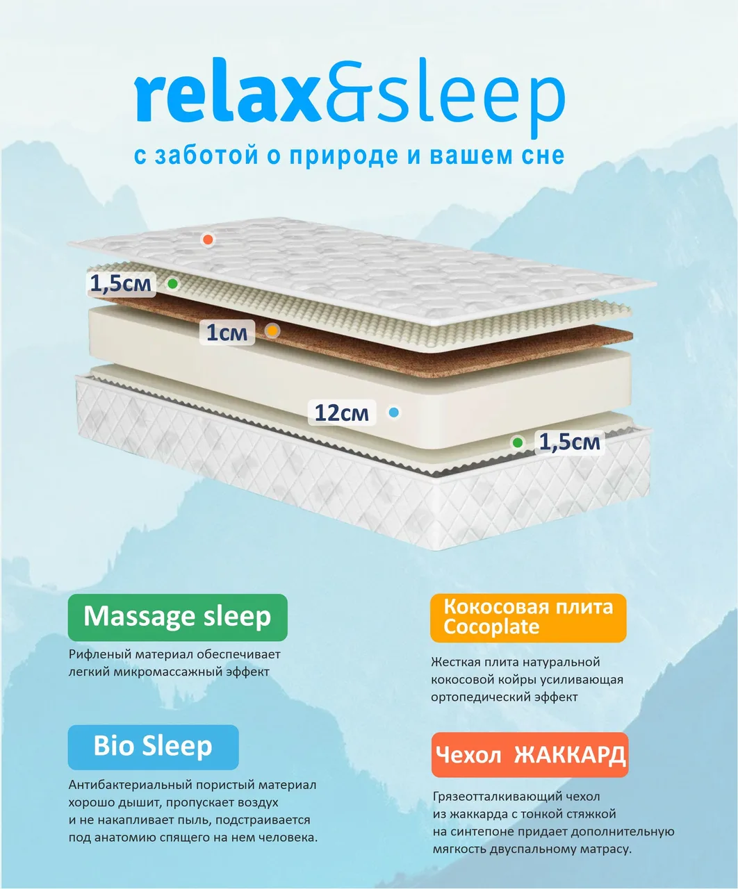 Матрас Relax&Sleep 21th Sweet Dreams