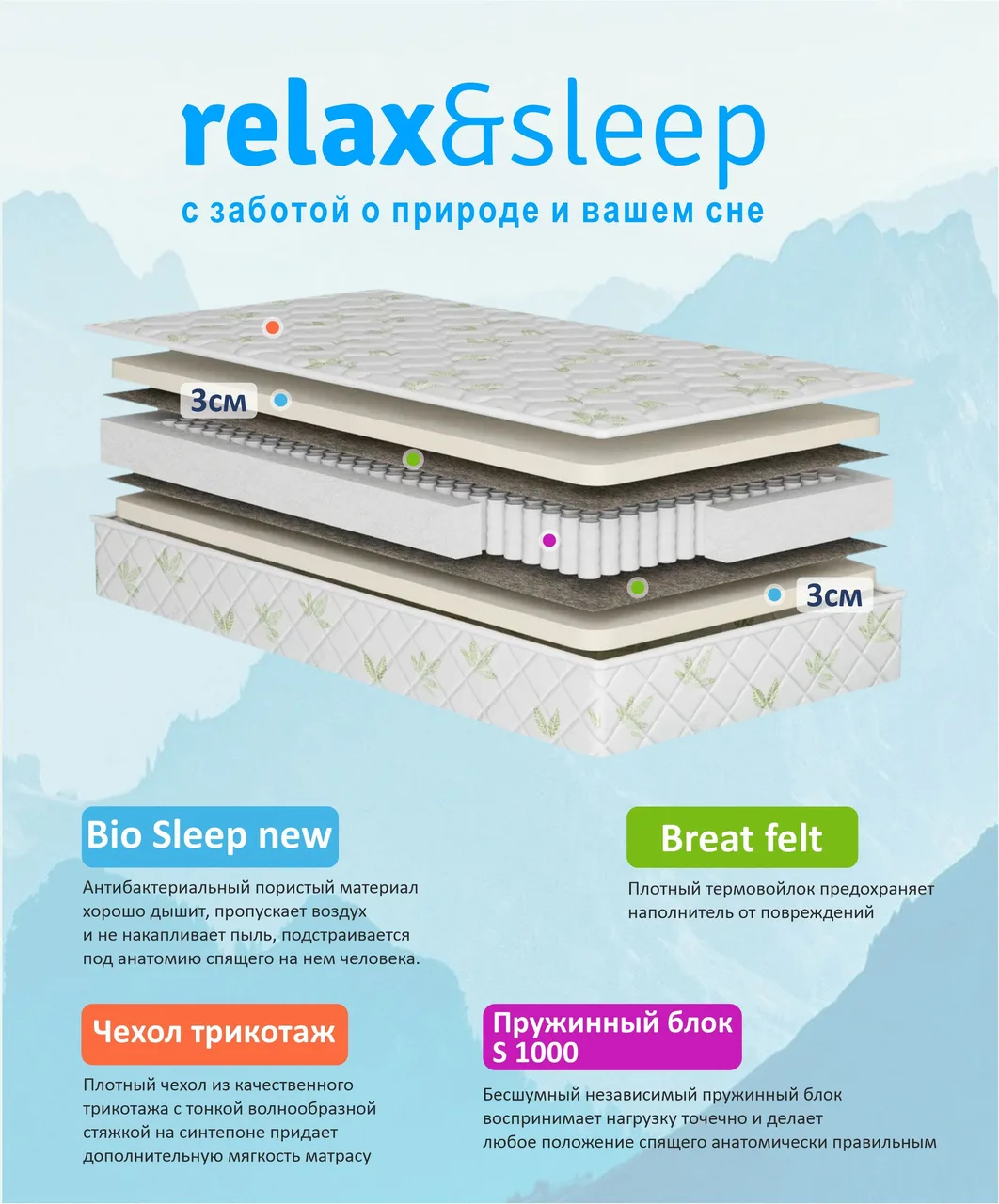 Матрас Relax&Sleep 4th Elegant