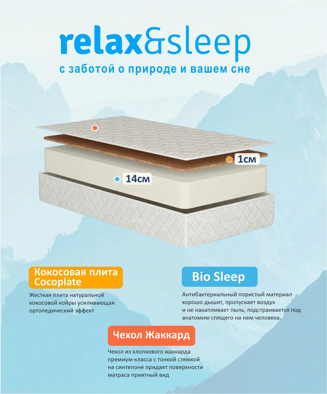 Матрас Relax&Sleep 15th Comfortable
