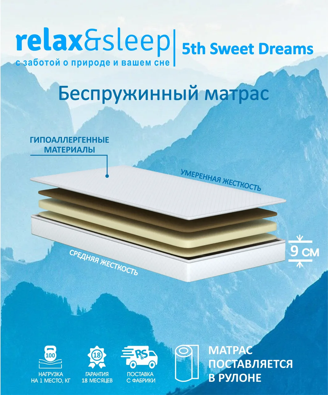 Матрас Relax&Sleep 15th Sweet Dreams