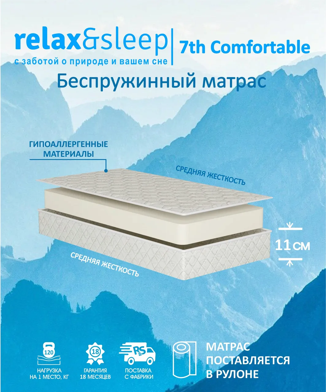Матрас Relax&Sleep 17th Comfortable